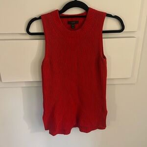 J Crew mock neck sleeveless sweater